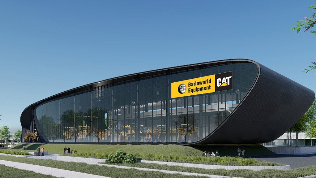 Bubble-like showroom for earthmoving equipment is a first for SA