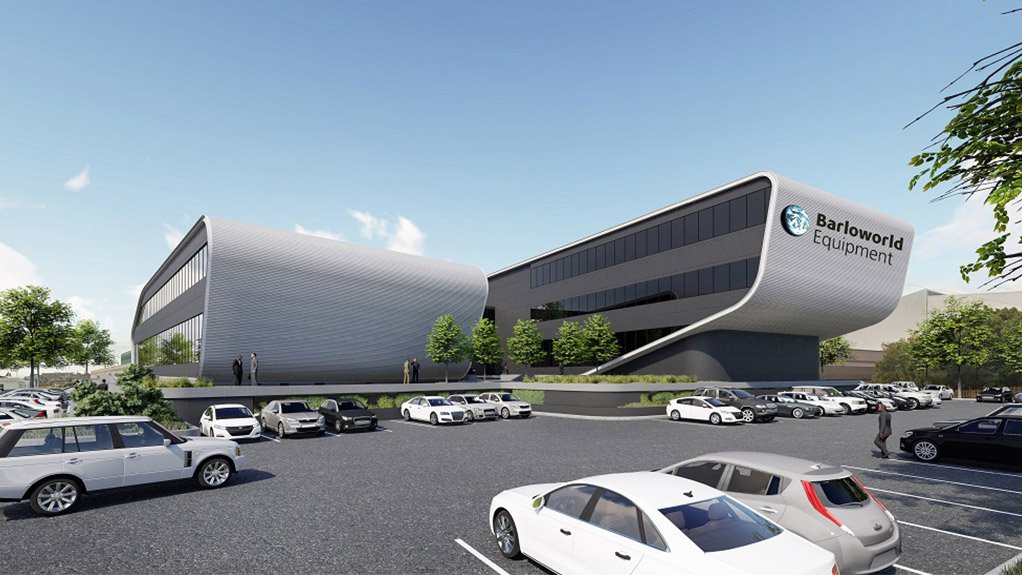 Bubble-like showroom for earthmoving equipment is a first for SA