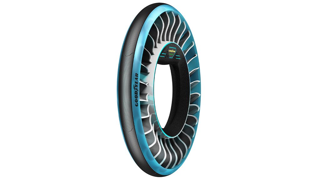 The two-in-one Goodyear Aero concept tyre