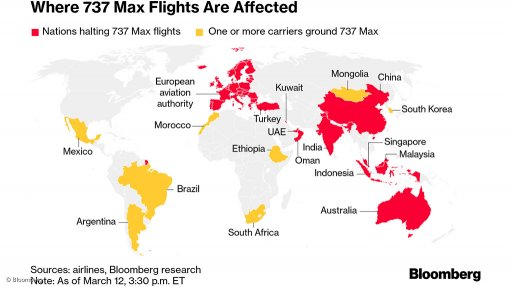 FAA faces stunning rebuff as world races ahead to ground 737 Max 