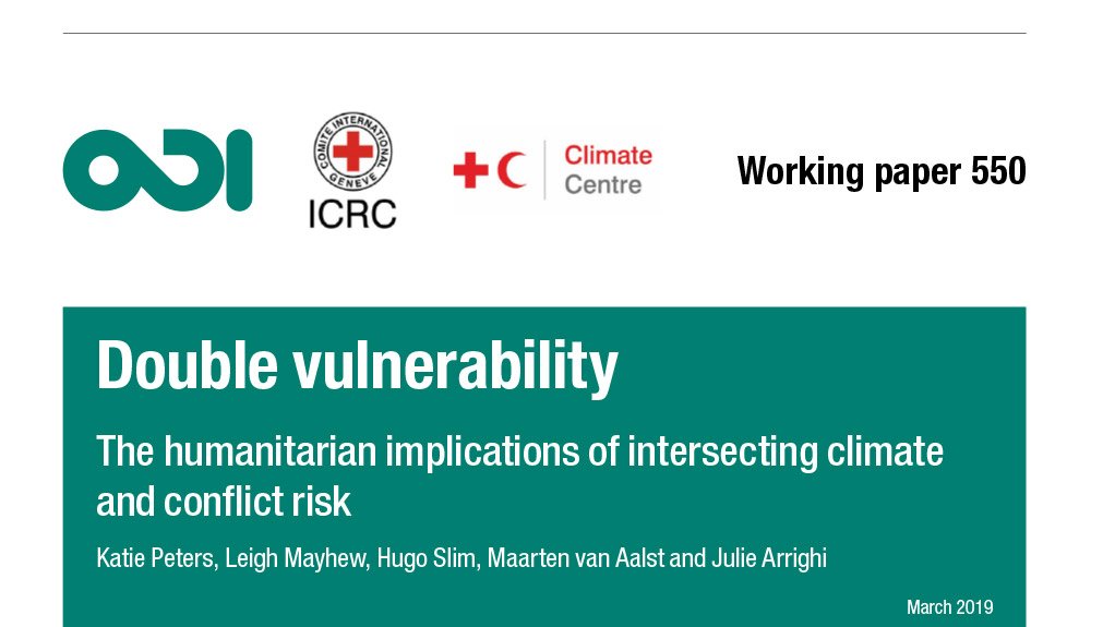 Double vulnerability: the humanitarian implications of intersecting climate and conflict risk