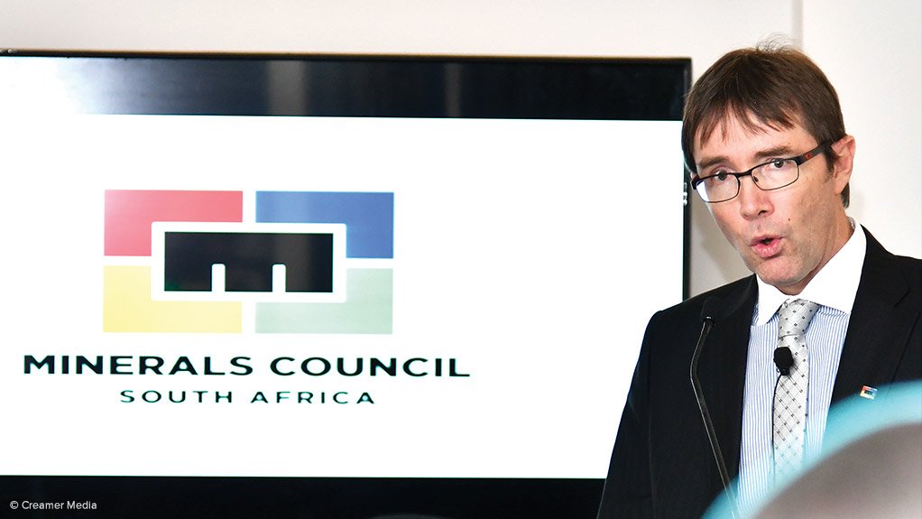 Minerals Council South Africa CEO Roger Baxter