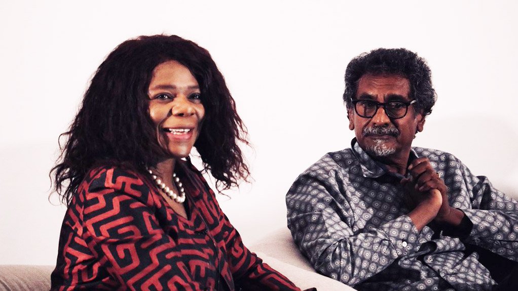 Former Public Protector, Thuli Madonsela and former unionist, Jay Naidoo