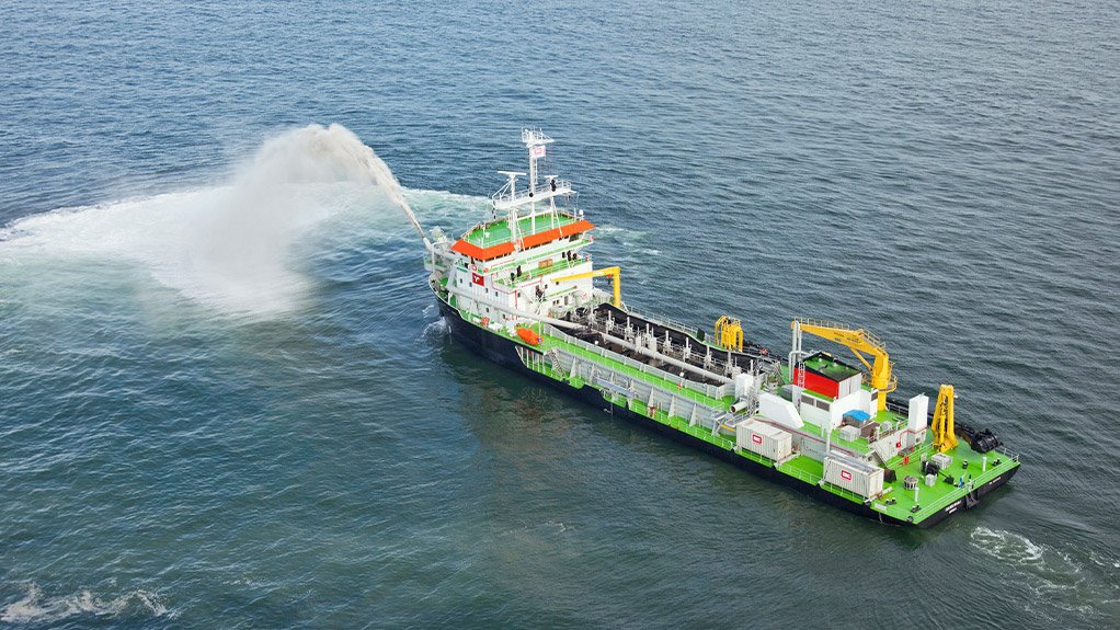 The Isandlwana is one of two dredging vessels that will be mobilised by TNPA Dredging Services