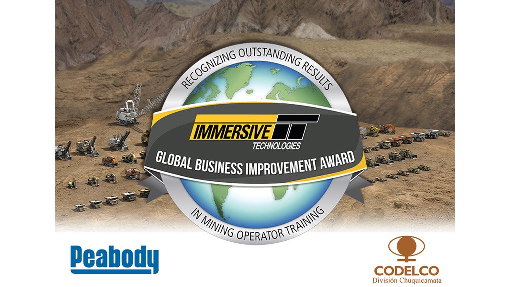 Immersive Technologies Recognizing Excellence in Mining Business Improvement.