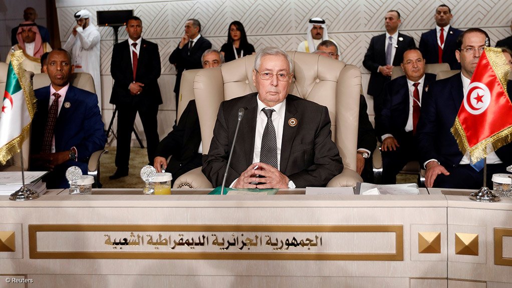 Interim Algerian President Abdelkader Bensalah