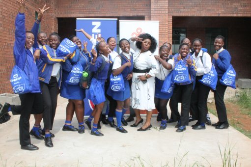 Engen supports Caring4Girls at Lekete Secondary School 