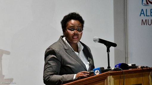 Science and Technology Minister Mmamaloko Kubayi-Ngubane