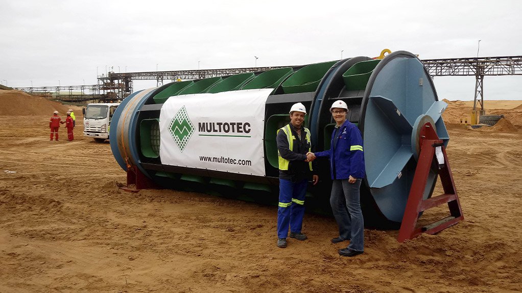 Locally Manufactured Multotec Trommel Screen For Tronox Brand SE Baai Site
