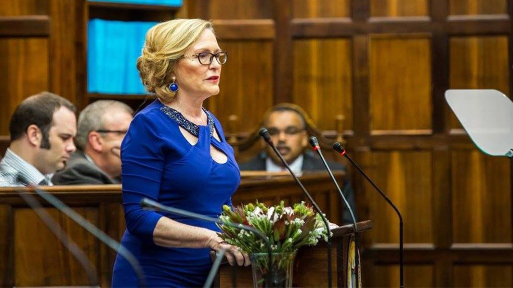 Outgoing Western Cape Premier Helen Zille