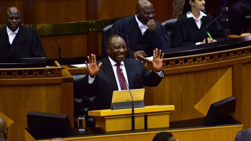  Ramaphosa elected SA president unopposed in National Assembly