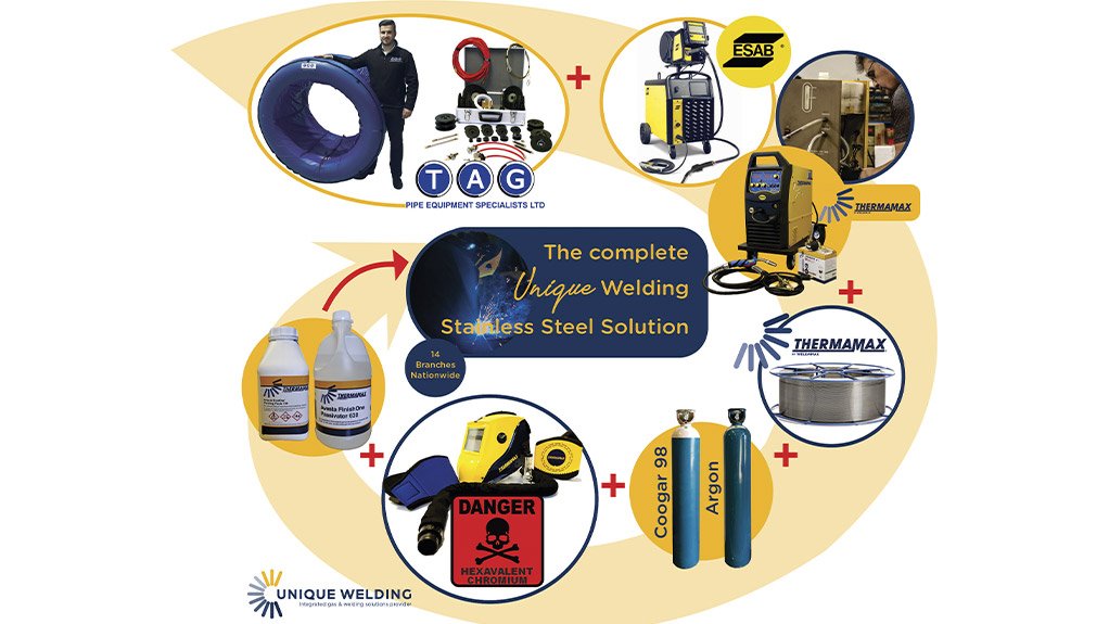 Unique Welding Alloys provides an Integrated Gas and Welding solution to the stainless steel fabrication industry.