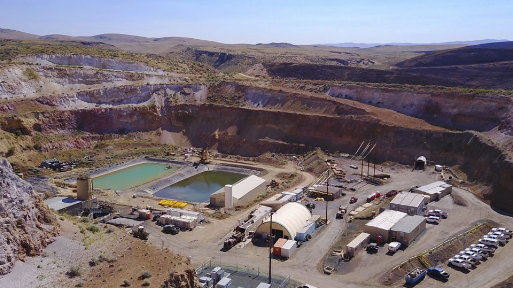 The Hollister mine that Hecla plans to close.