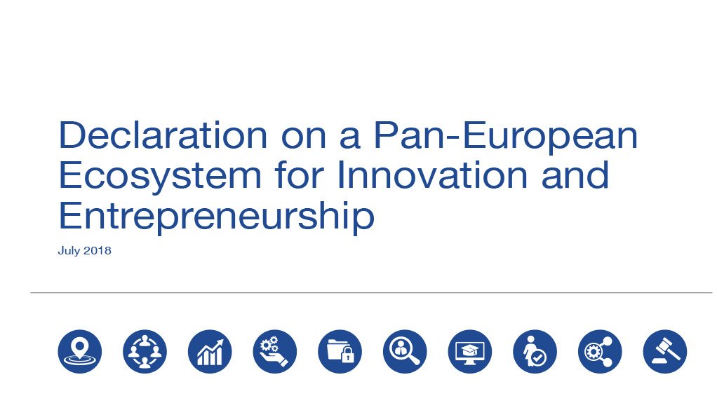 Declaration on a Pan-European Ecosystem for Innovation and Entrepreneurship