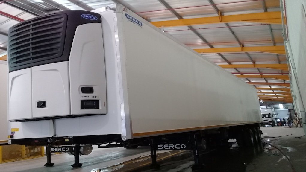 Aluminium facings shed weight on refrigerated trailers