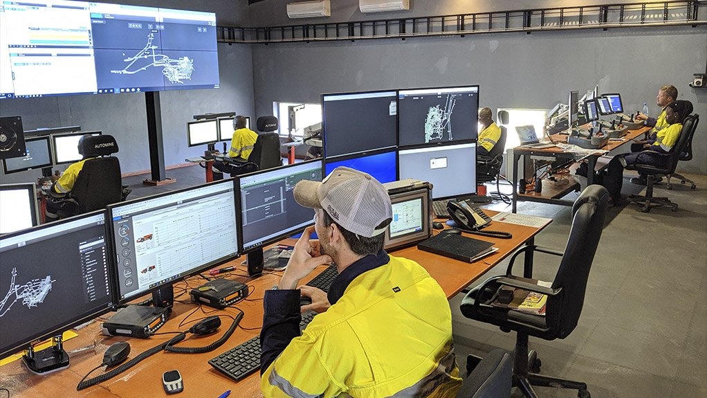 Syama automation control room