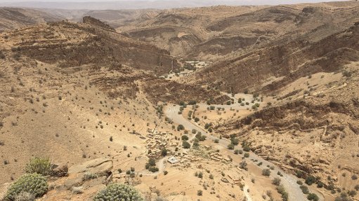 Tizert copper deposit, in Morocco