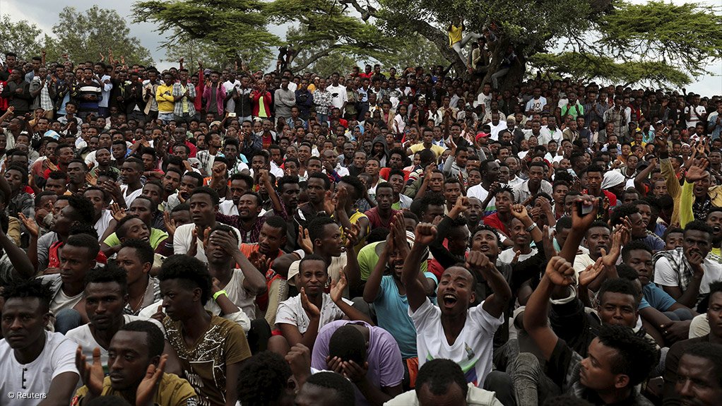 Protesters take to streets to declare new Ethiopian region