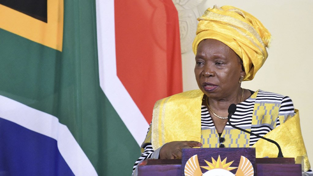 Minister of Cooperative Governance and Traditional Affairs, Dr Nkosazana Dlamini-Zuma