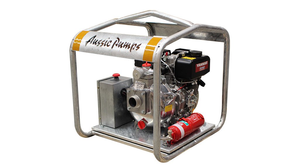 FIRE FIGHTING BOSS 

Aussie’s Pumps' new Mine Boss version of the Fire Chief fire fighting pump is vital for mine sites where combustion hazards occur