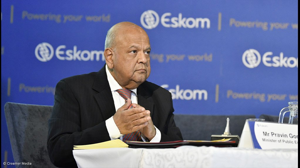 Public Enterprises Minister Pravin Gordhan