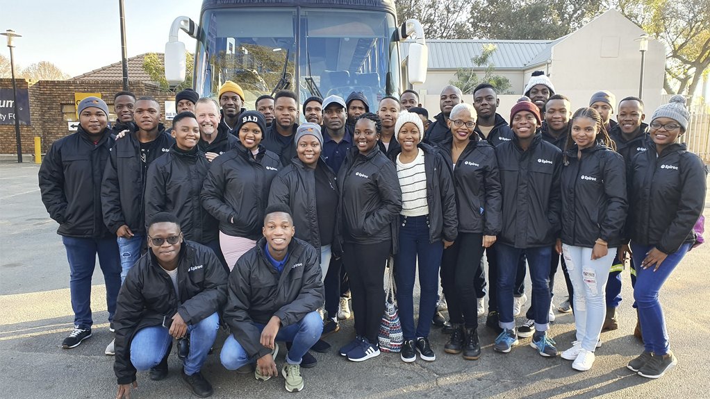 Epiroc wraps Wits students in warmth during their mine tour