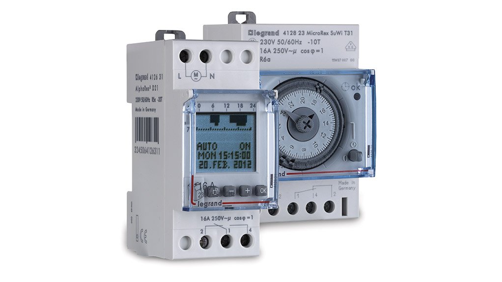 High clock-precision time switches designed for industrial, commercial and domestic environments