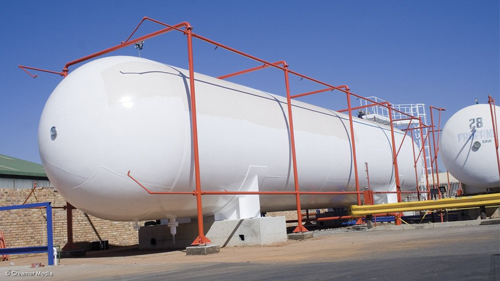 UBIQUITOUS: Gas storage tanks at an industrial facility