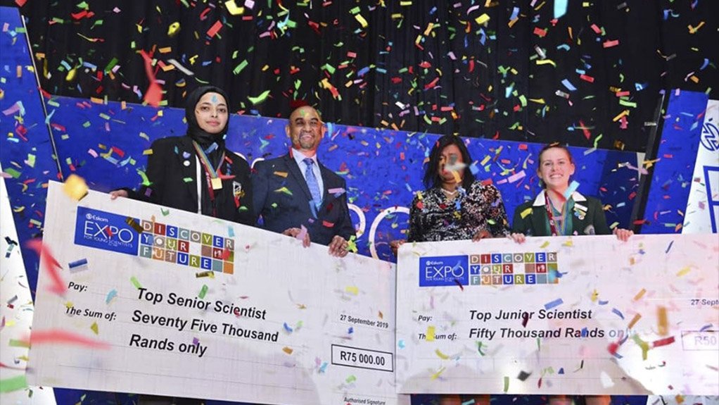 The top senior Eskom Expo ISF 2019 scientist, wining a R75 000 cash prize was: Iqra Faki from Star College Cape Town Sybrand Park Campus for the project “Fractal Exploration: The 3-dimensional Koch snowflake”. 
