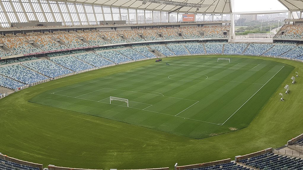 Easi-Windsor scores at the Moses Mabhida Stadium