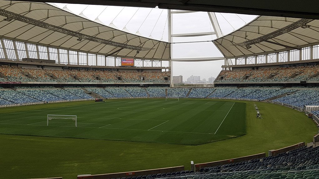 Easi-Windsor scores at the Moses Mabhida Stadium