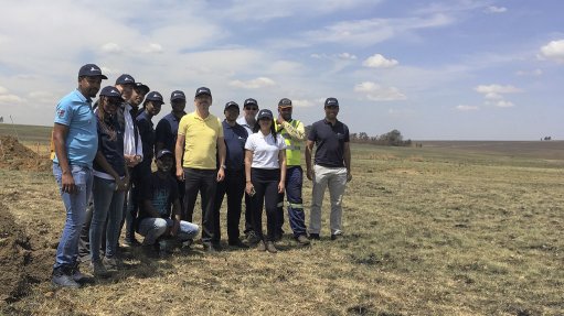 The team on an ENERTRAG site visit