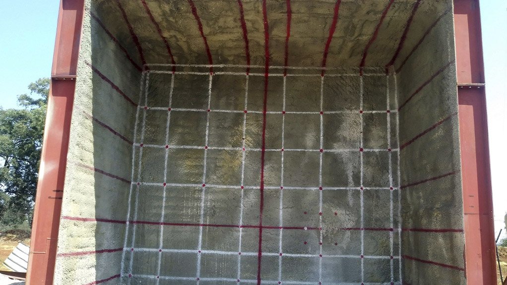Among the new facilities is an indexing wall for drill rig operators to practice drilling on a horizontal plan