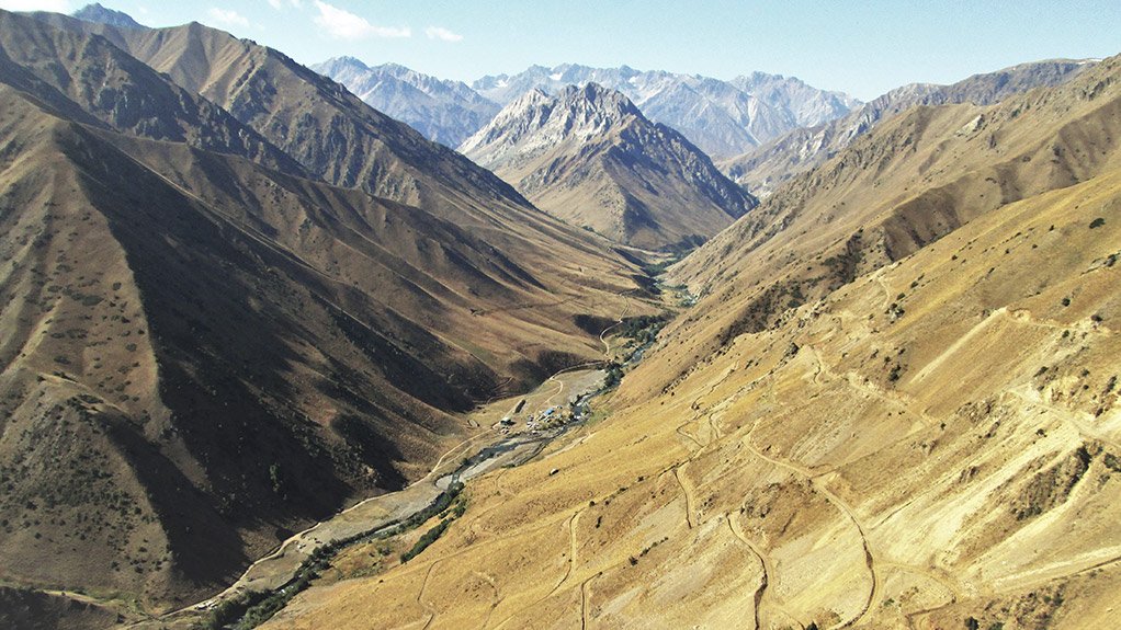 An east-to-west view of Chaarat's Tulkubash asset, in Kyrgyzstan