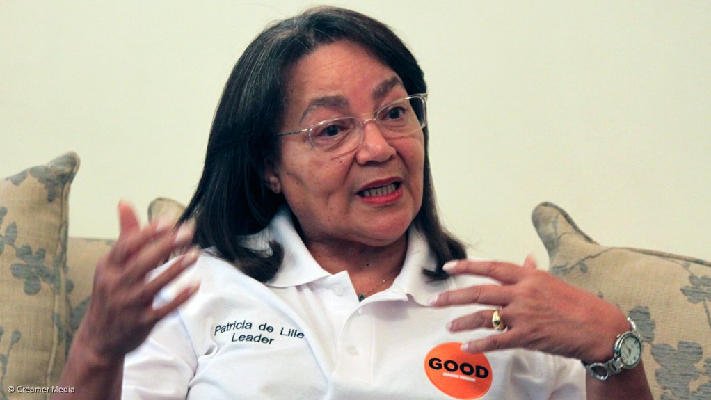 Public Works and Infrastructure Minister Patricia de Lille