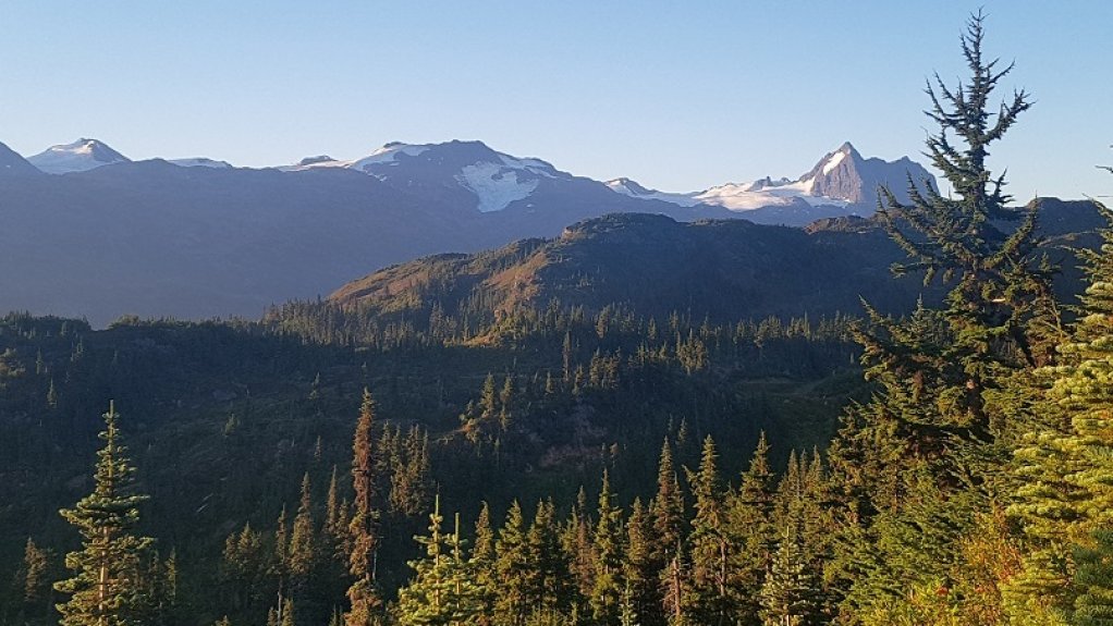 Mountain view at Eskay Creek, British Columbia.