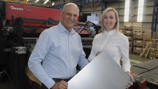 STEELY INVESTMENT 
Allied Steelrode CEO Arun Chadha and automotive sales GM Lee-Ann Geyser hope to meet customer expectations through investing in new equipment