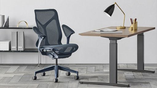 Adjustable chair for shared workspaces