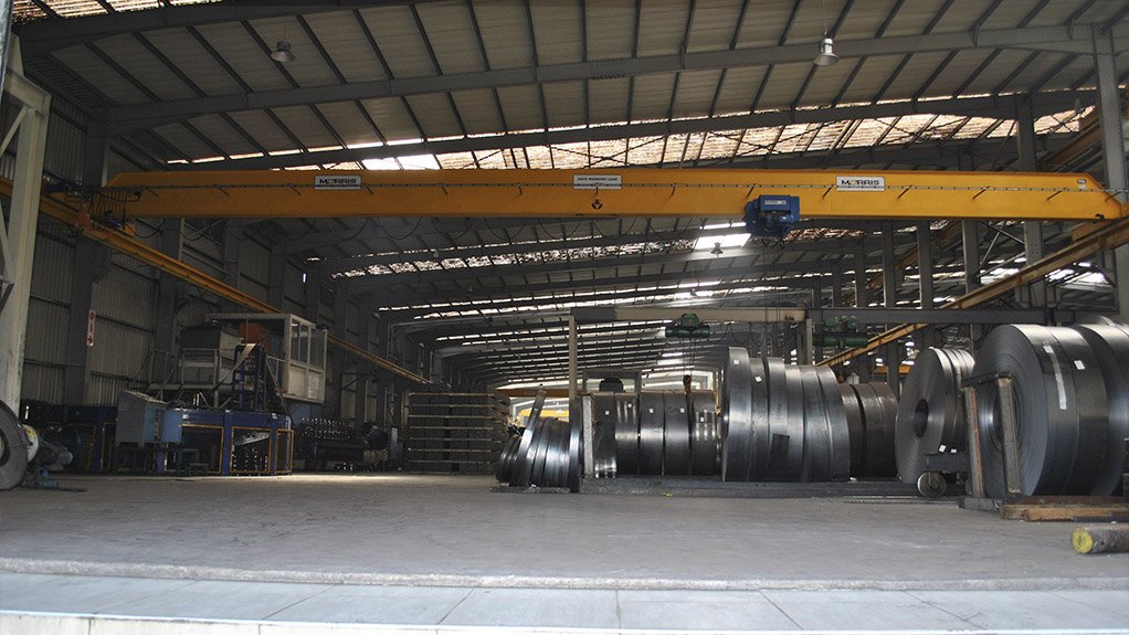 11 Morris / ABUS Overhead Cranes supplied and installed at Africa Steel and Tube
