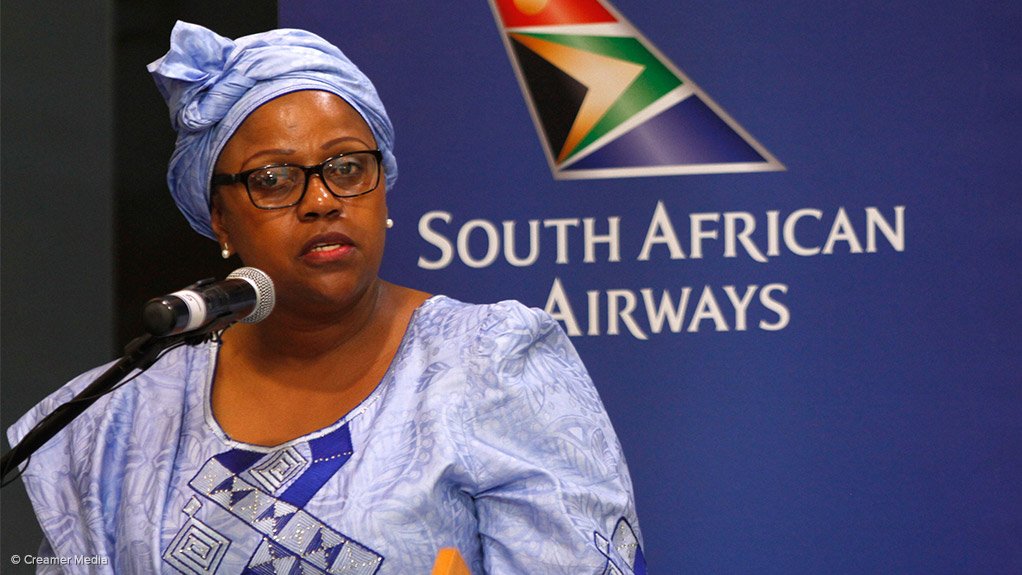 Former SAA chairperson Dudu Myeni