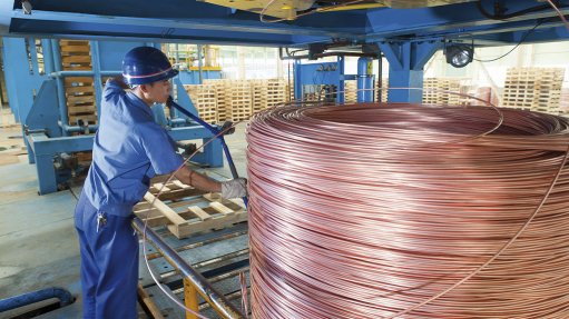 VERY ADVANTAGEOUS 
The expected increase in demand for copper is “highly beneficial” for countries in Africa with copper resources