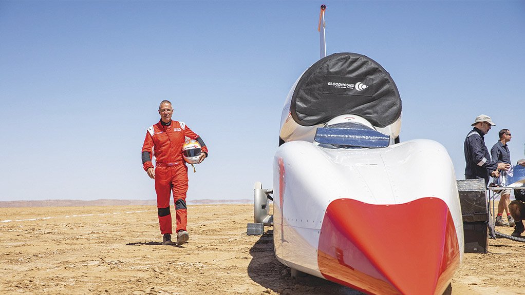 ANDY GREEN The Royal Air Force fighter pilot will again pilot the Bloodhound in 2021