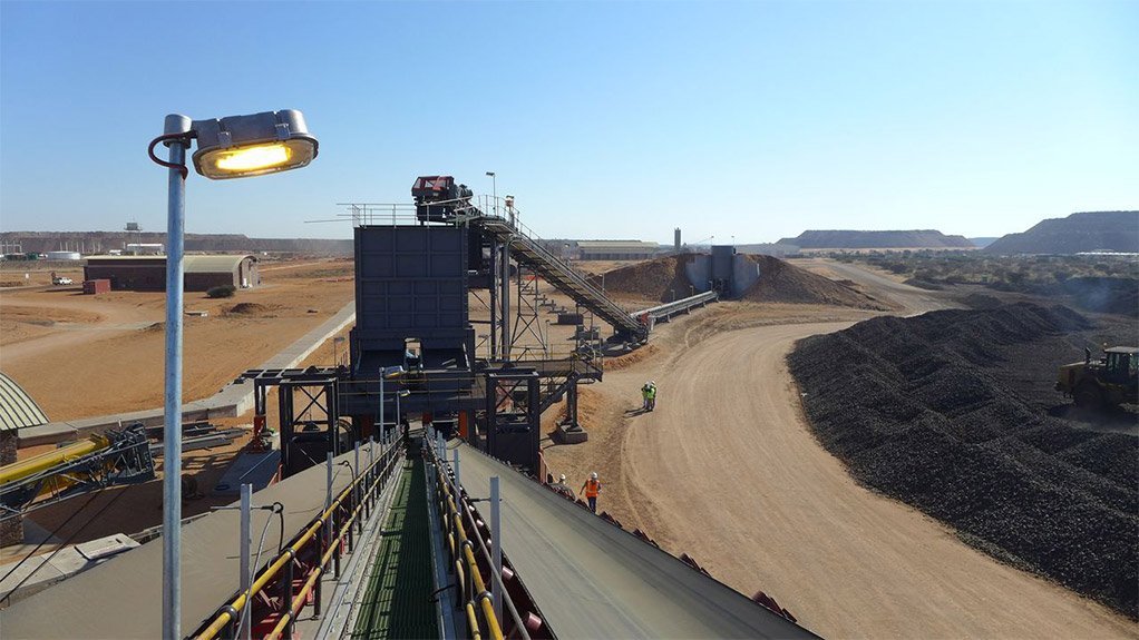 The Tshipi é Ntle manganese mine, in the Northern Cape.