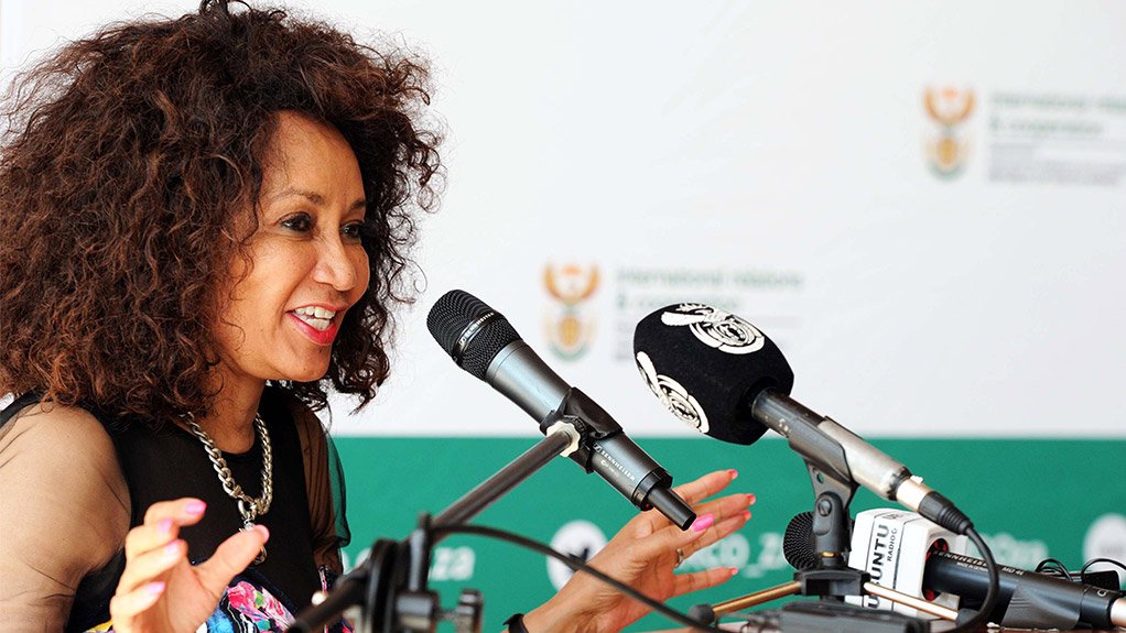 Minister of Human Settlements, Water and Sanitation, Lindiwe Sisulu