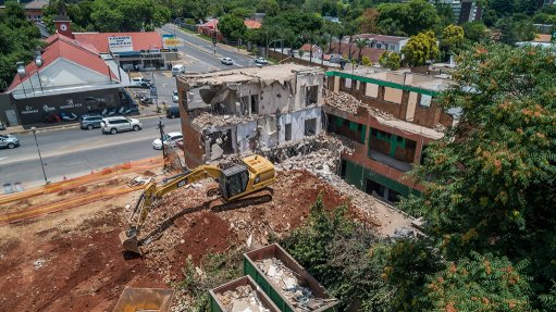 Icon on track with demolition project at Melrose Arch 