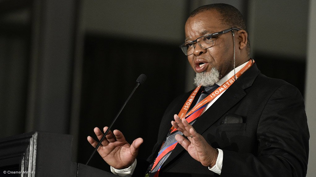 Minister of Mineral Resources and Energy Gwede Mantashe