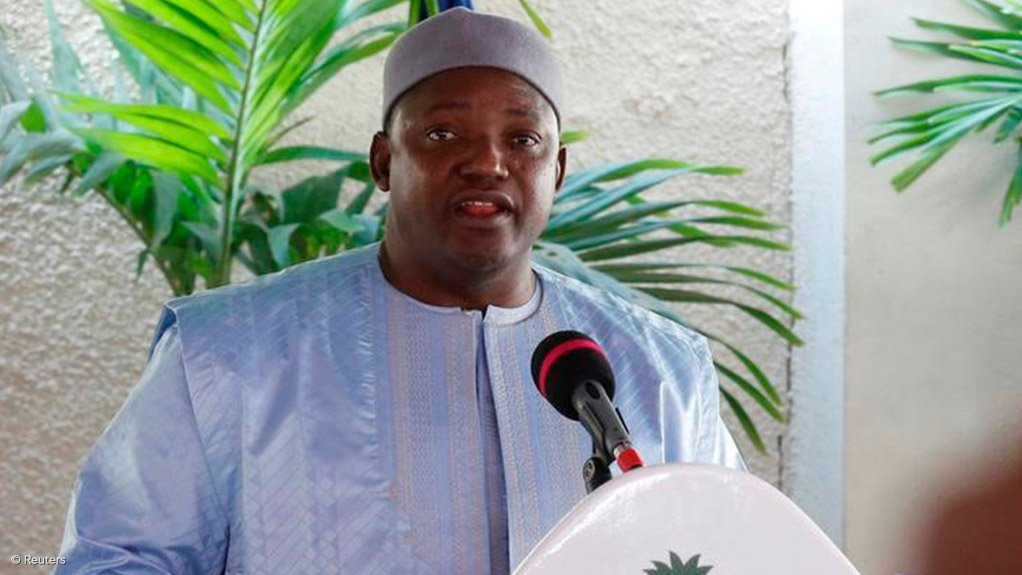 Gambian President Adama Barrow