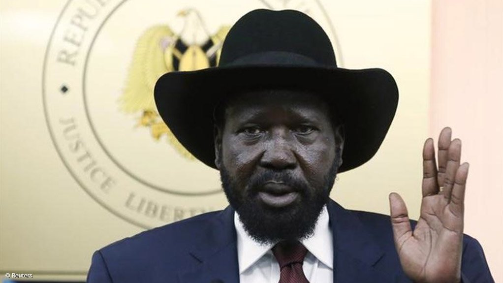 South Sudanese president Salva Kiir Mayardit