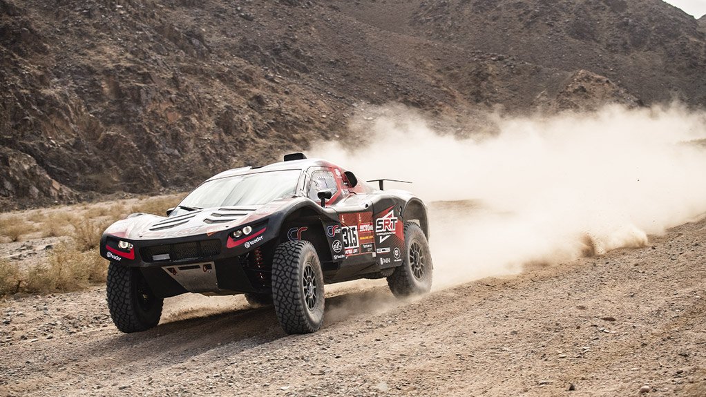 The CR6 in action at the Dakar