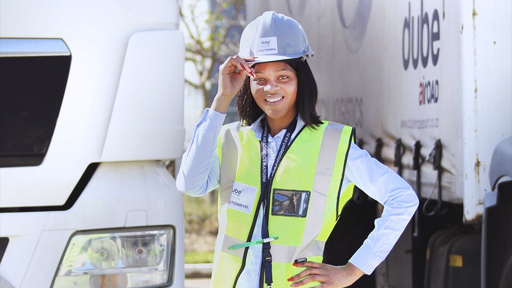 Dube TradePort Economic Zone Aviation and Logistics intern,  Nokubonga Mbeje 